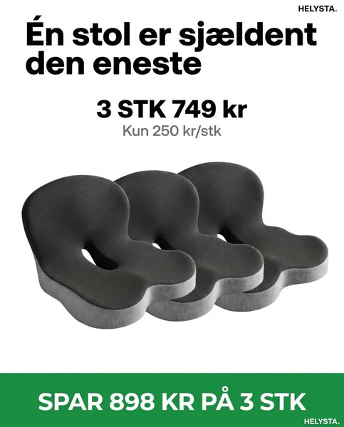 Sidder du meget? Giv din krop mere komfort.