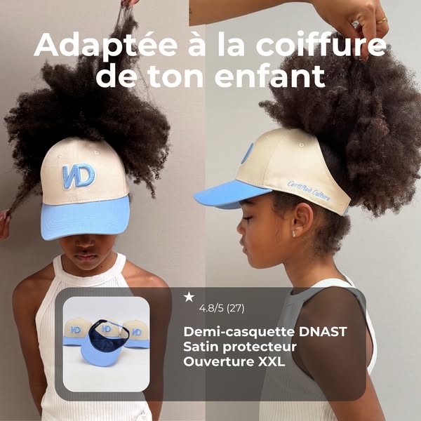 Ne change plus sa coiffure pour une casquette