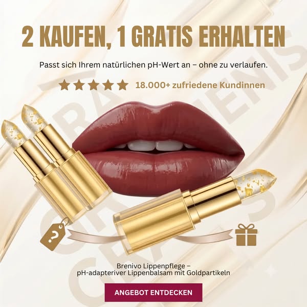 Wirkt Ihre Lippenfarbe trocken oder lässt Ihre Lippen älter aussehen?