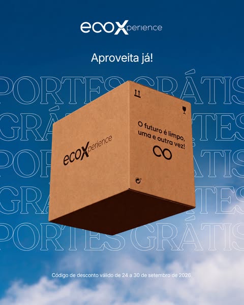 Portes grátis com código VOLTAR