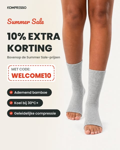 10% extra korting met code WELCOME10