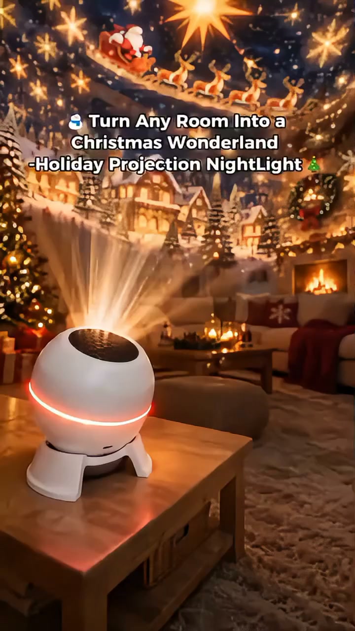Kerstprojectielamp – feestelijke sfeer met één druk op de knop