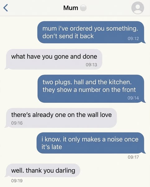 She Would Never Have Asked Me For This