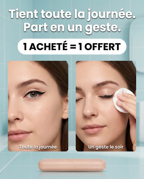 Ton eyeliner en 10 secondes. Sans trembler.