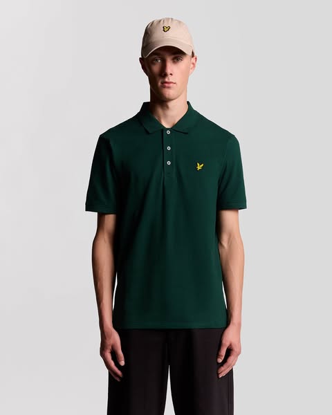 Cotton Polo Shirt - Dark Green