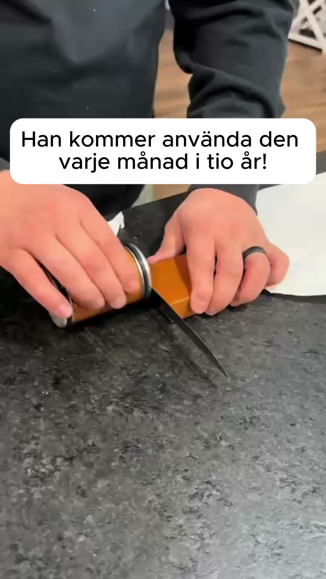 Inte en present som hamnar i lådan