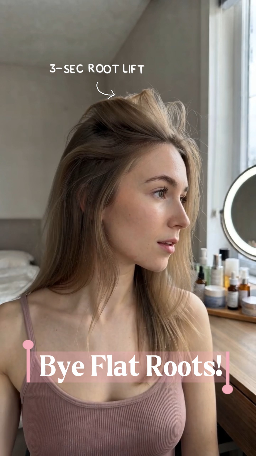 Wireless Heated Volumizing Root Lift Clip, Portable Travel Hair Styling Tool for Flat Fine Hair