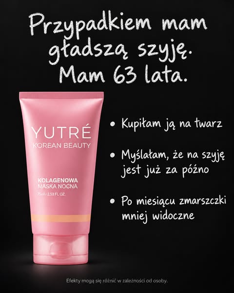 Maska nocna na twarz i szyję