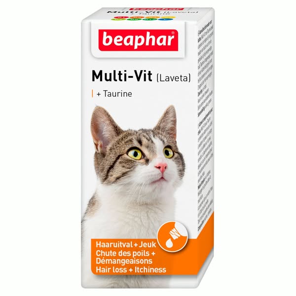 Beaphar Lavita Kat - Voedingssupplement - Huid - Vacht - 20 ml
