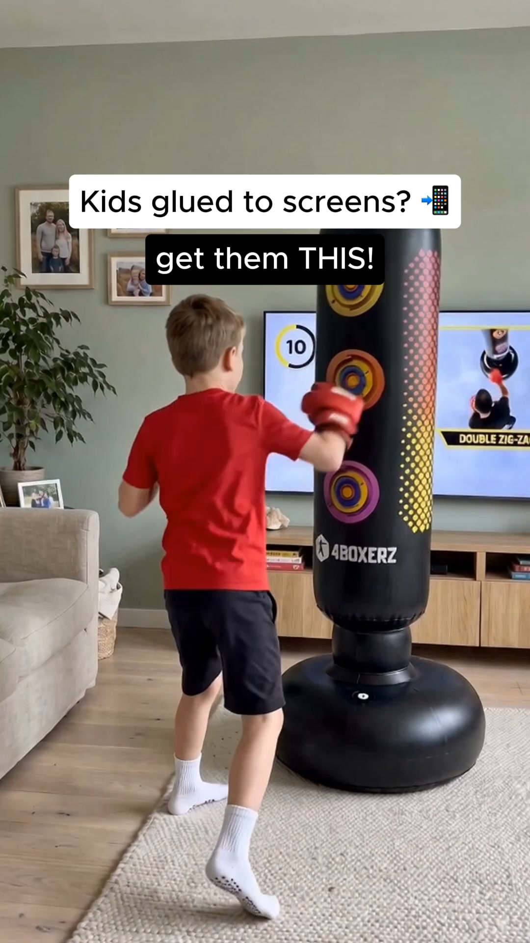 Less screen time. More punch time.