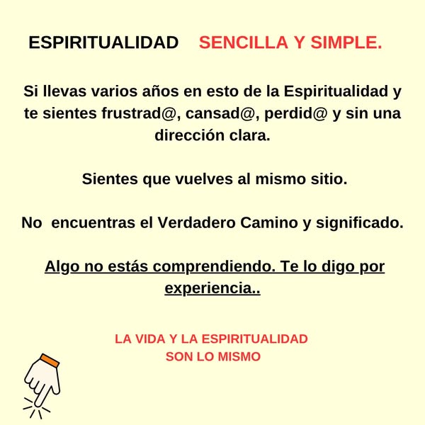 Espiritualidad Sencilla y Simple