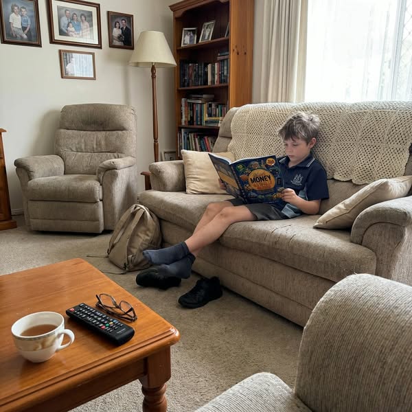 He ignored the iPad. He was reading about money.