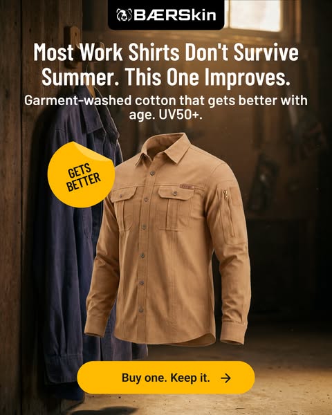 Most Work Shirts Don't Make It Through Summer. This One Gets Better.