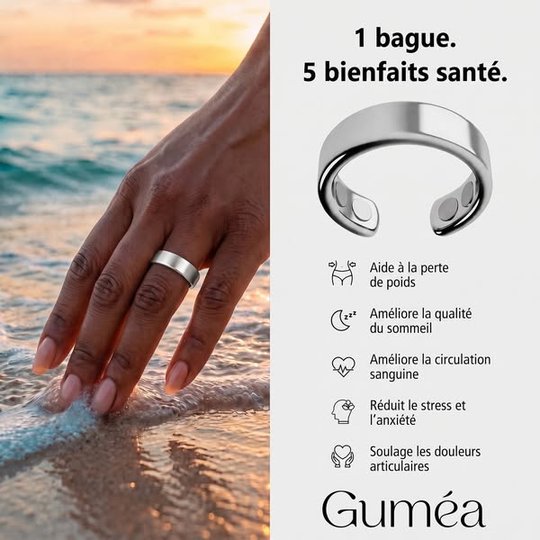 1 bague. 5 bienfaits santé.