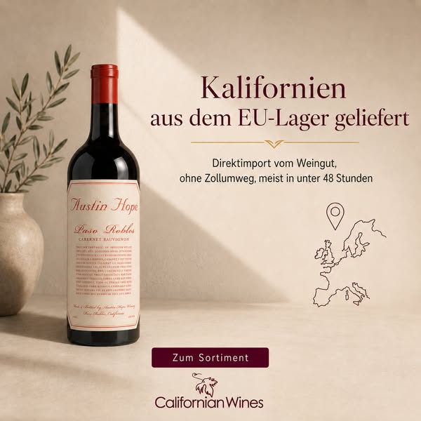 Machen Sie den Abend besonders – mit Wein aus Kalifornien