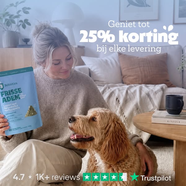 25% korting op élke bestelling. Start je abonnement nu.