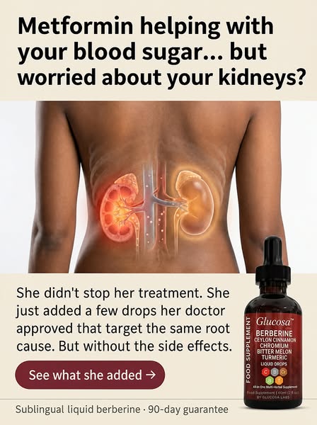 Metformin Only Does Half the Job. Glucosa Does the Rest.