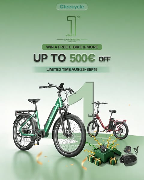 Buy Best Electric Bikes Online | Fast EU Warehouse Deliver - Gleecycle