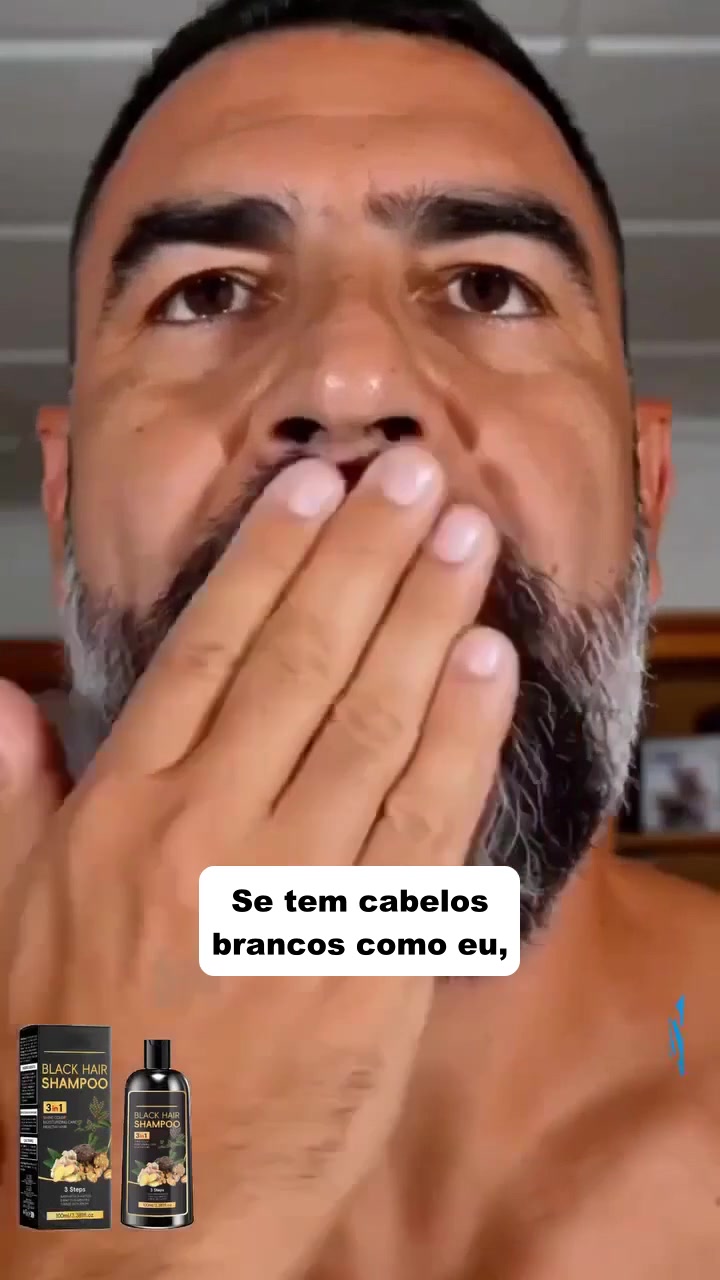 Cabelo e barba sem brancos