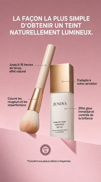 Votre peau, mais plus lumineuse. Enfin.