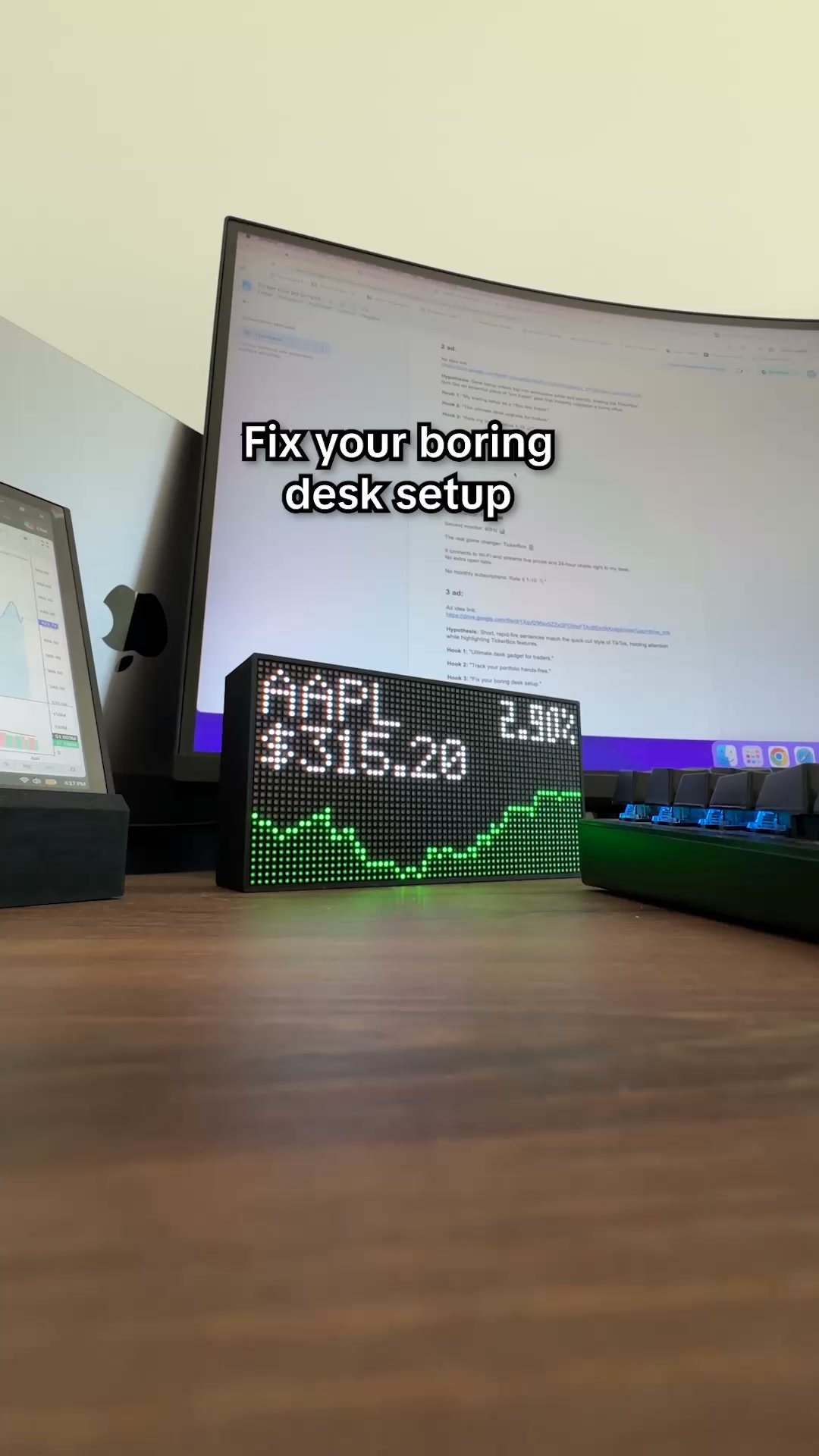 Ticker Box Display