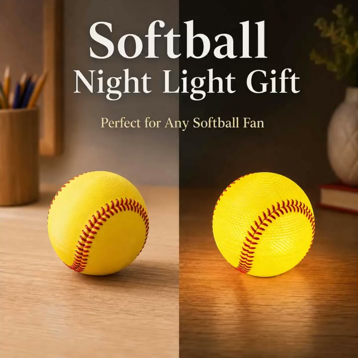Softball Night Light Gift