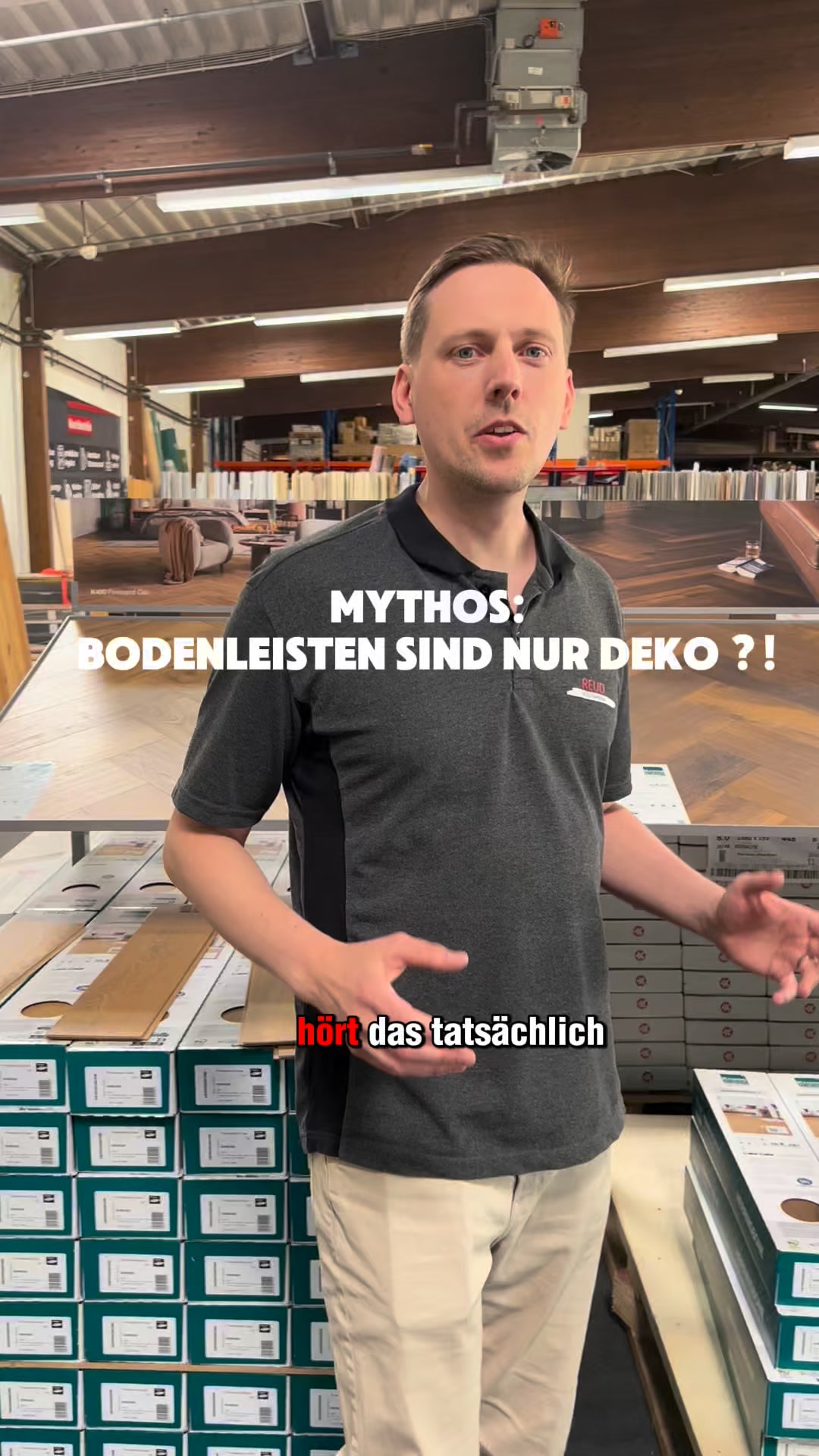 Ein Boden ohne Sockelleiste ist wie ein Bild ohne Rahmen