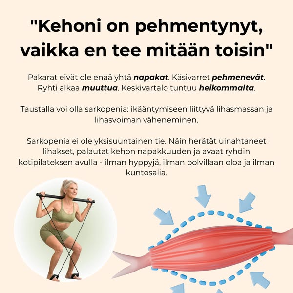 Miksi keho pehmenee 60 ikävuoden jälkeen?