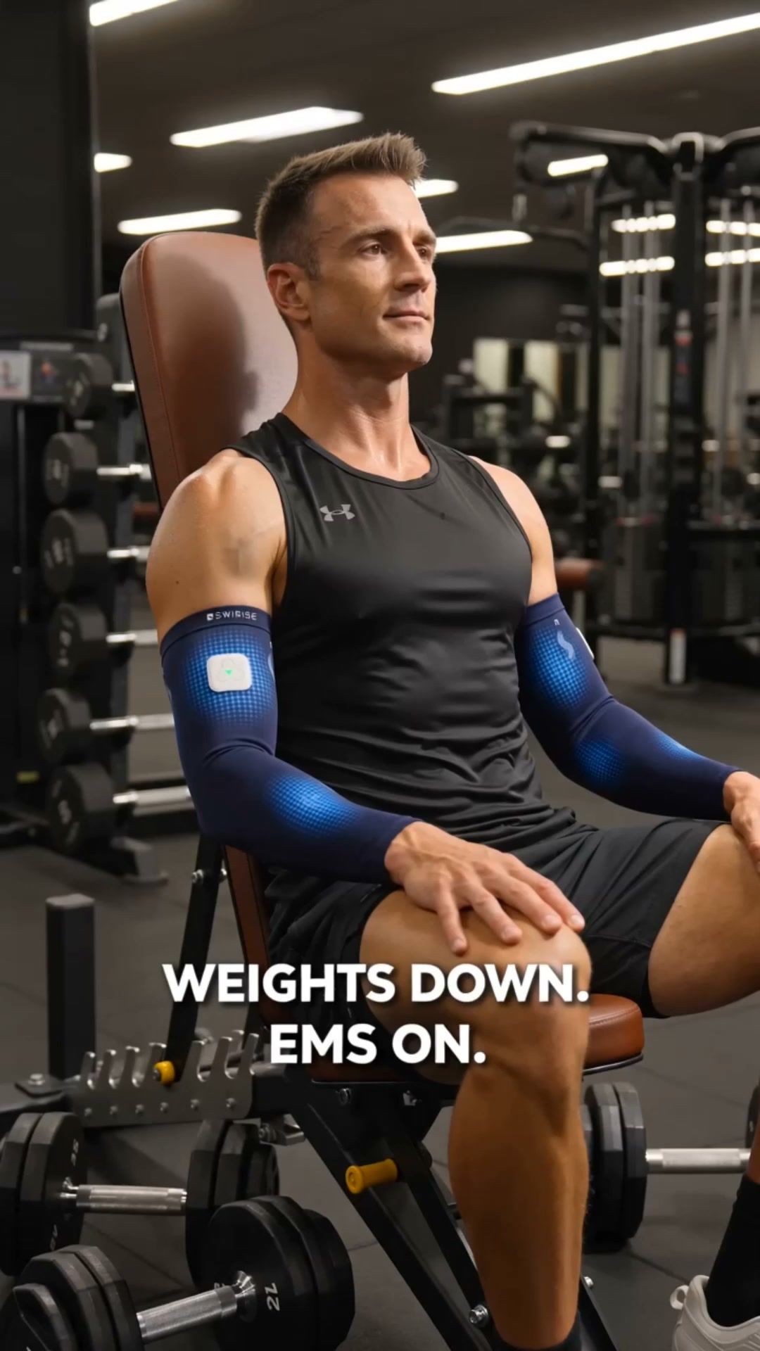 Weights Down. EMS On.