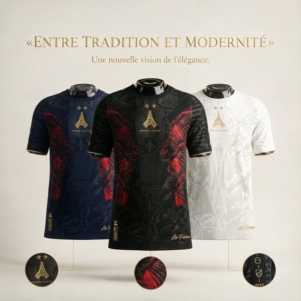 Toute l’histoire de l'équipe de France de football, réunie dans un seul maillot.