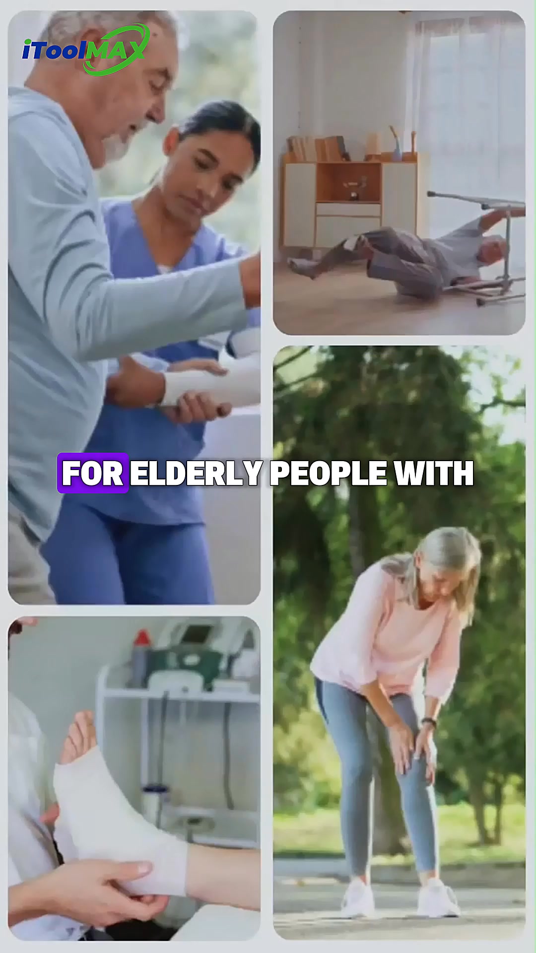 2-IN-1 Folding Walking Stick with Seat