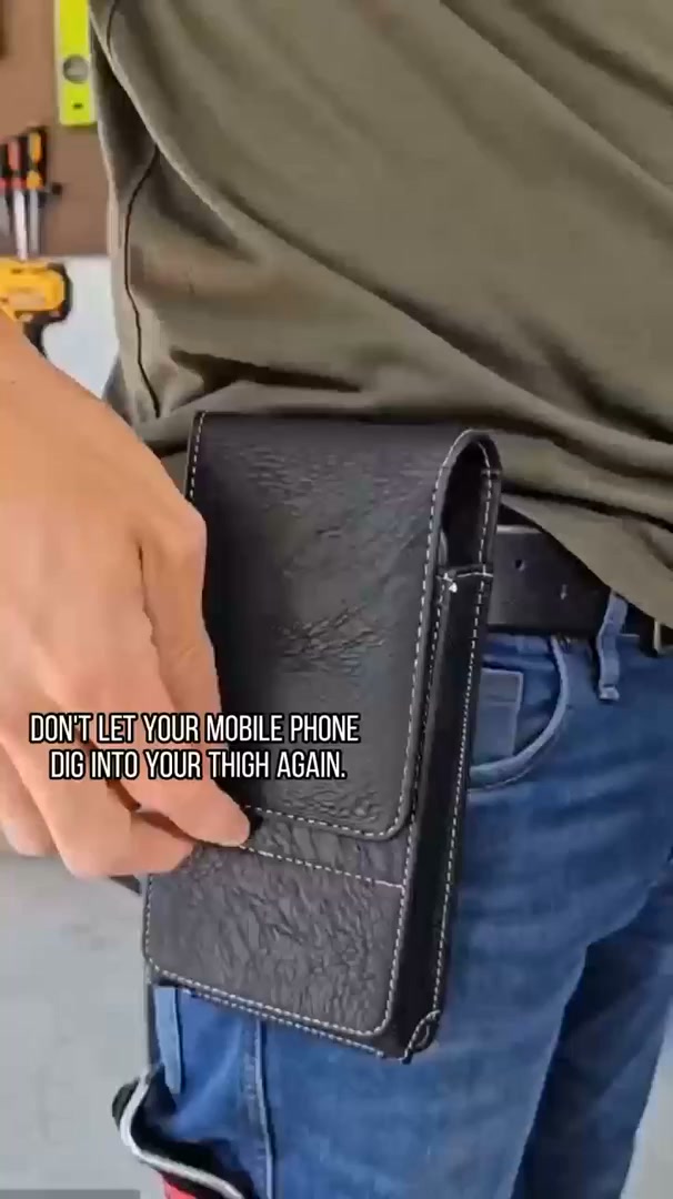 Stop ruining your pants with bulging pockets and risking a shattered phone screen!
