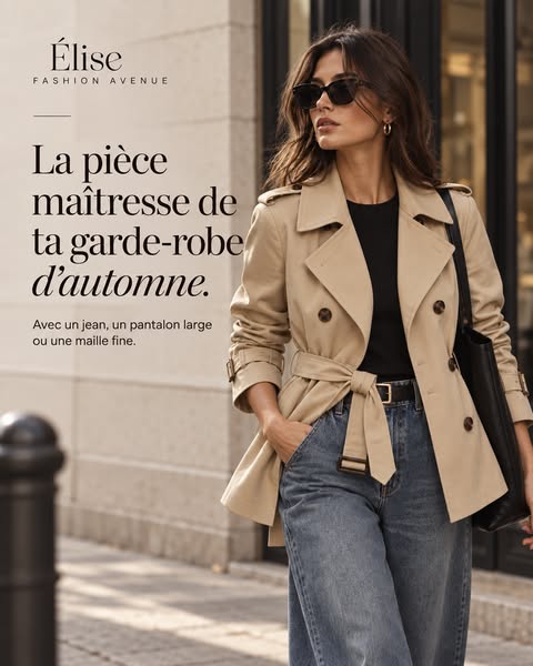 Le trench qui change toute la silhouette