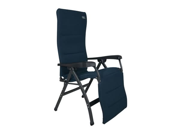 Crespo kampeer relaxstoel ap-242 air-deluxe ergo blauw kleur 84