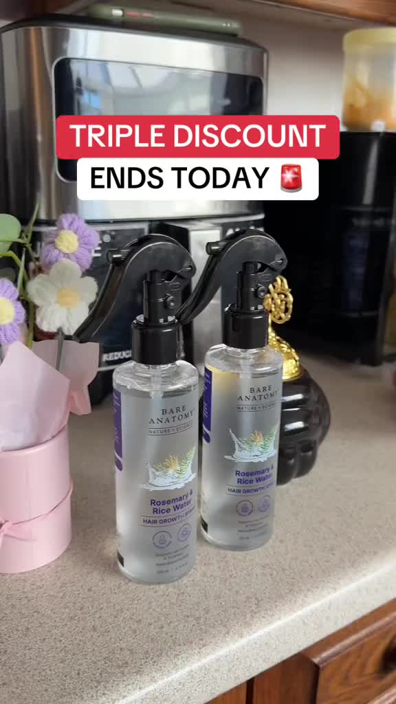 News - Rosemary &amp; Rice Water Hair Growth Spray