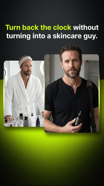 For men who won't do skincare.