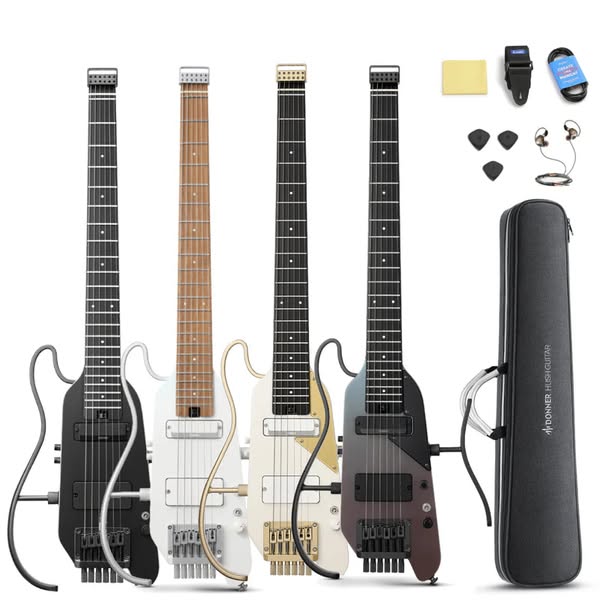 HUSH X PRO Chitarra da viaggio versatile