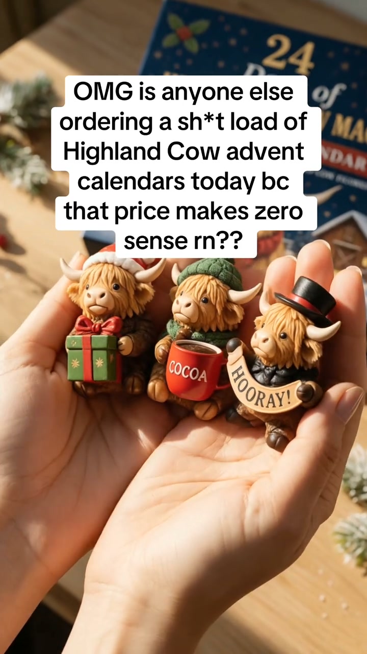 24 Days of Highland Cow Magic Advent Calendar