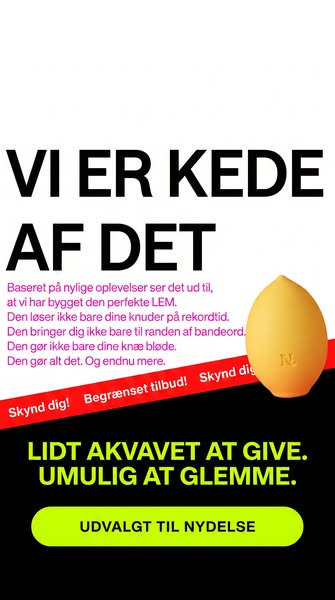 Diskret emballage + gratis fragt