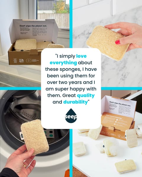 Your kitchen sponge is made of plastic