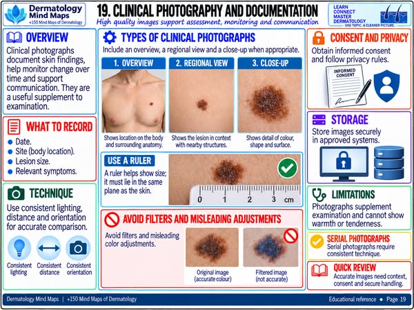 150+ Dermatology Mind Maps