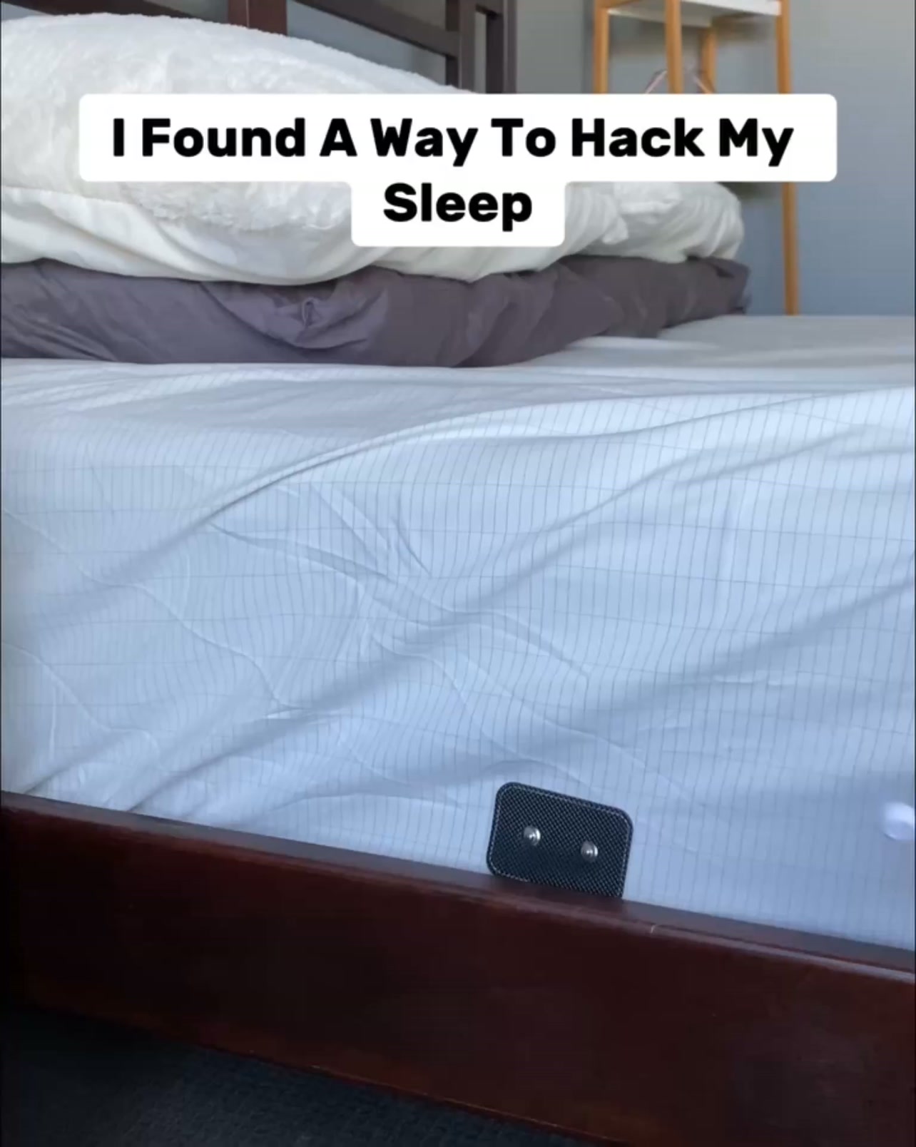 Your Bed, Now a Grounding Routine
