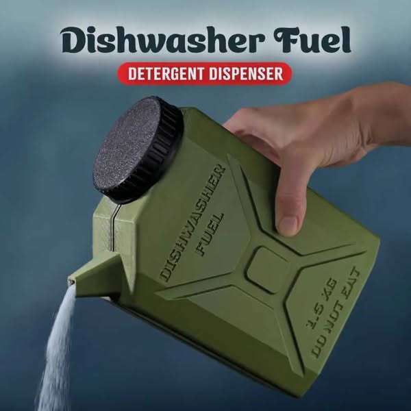 Dishwasher Fuel, Personalized Jerry Can Detergent Dispenser