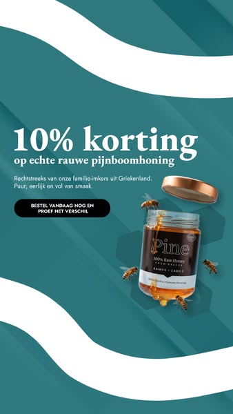 Proef échte Griekse pijnboomhoning