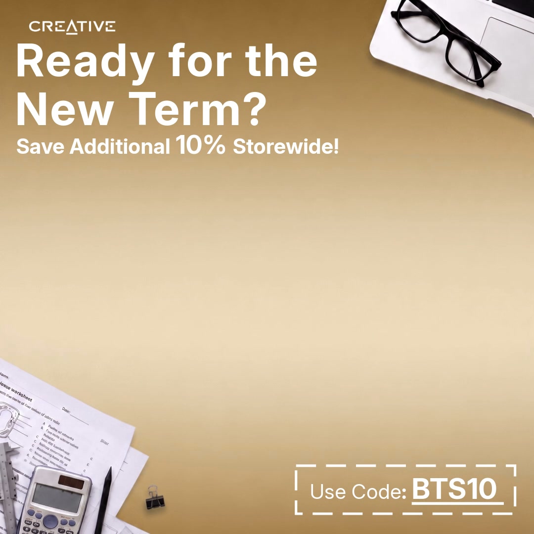 Upgrade your set up with additional 10% off
