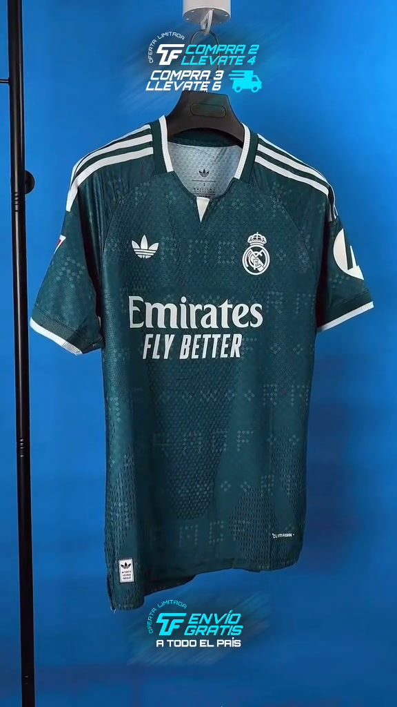 Camiseta Real Madrid II 26/27 — Envío gratis