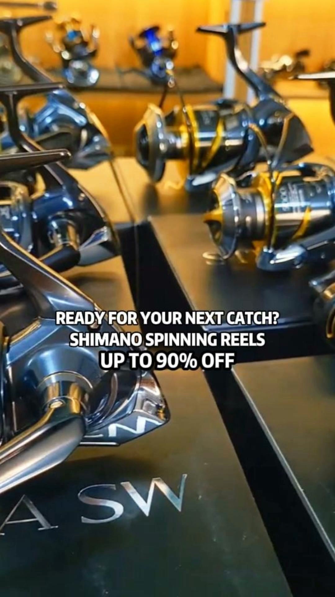 SHIMANO FISHING GEAR — UP TO 90% OFF