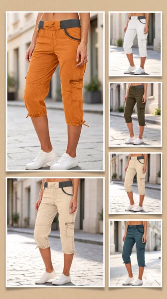 Cargo Capri Elástico y Cómodo | Vensara