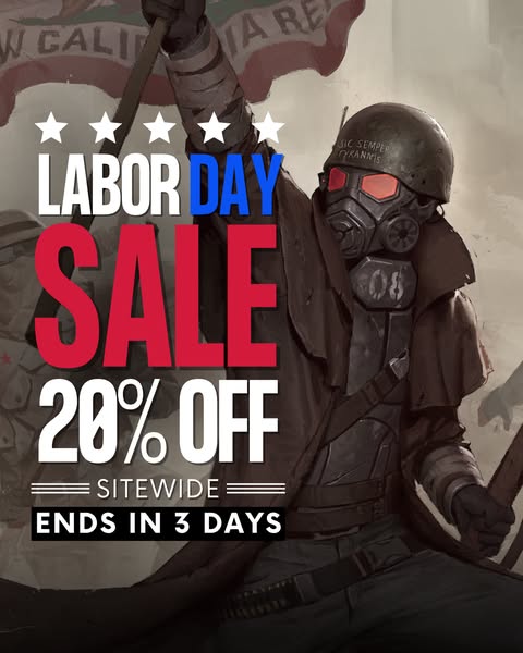 Labor Day Sale — 20% off.