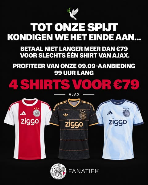 Betaal niet € 79,90 voor één shirt